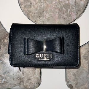 Black Pleather GUESS Wallet